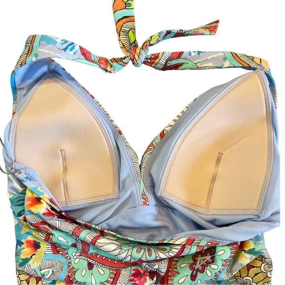 NWT Johnny Was Elena Twist One Piece Swimsuit - Picture 9 of 11